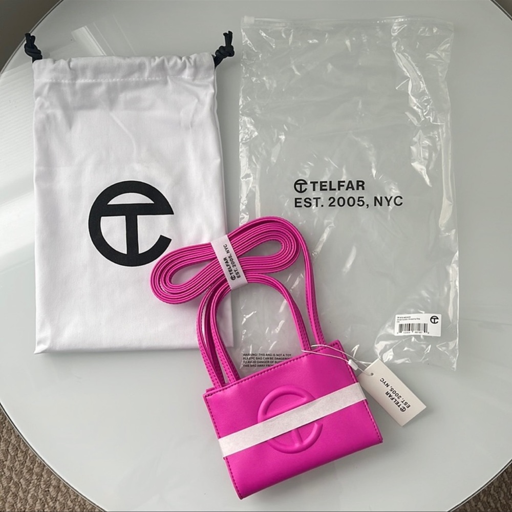 NWT Authentic Small Pink Azalea Telfar bag